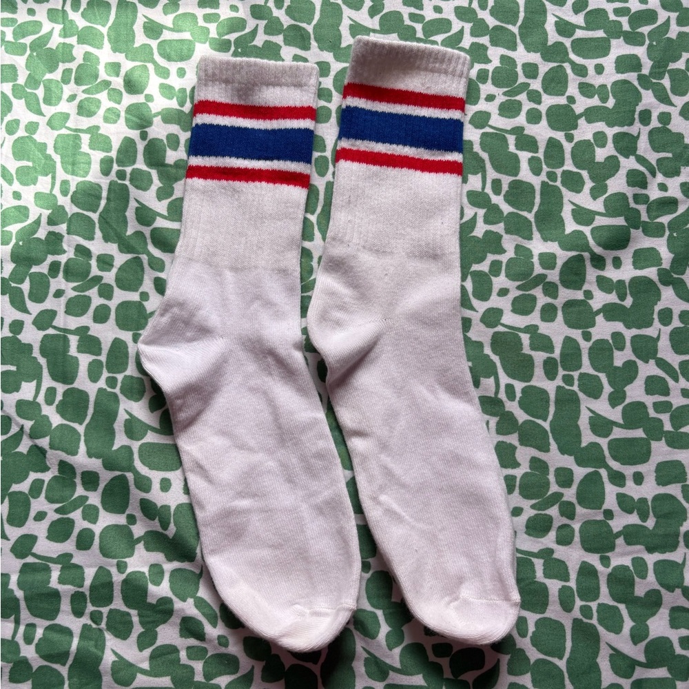 VS Pink crew socks